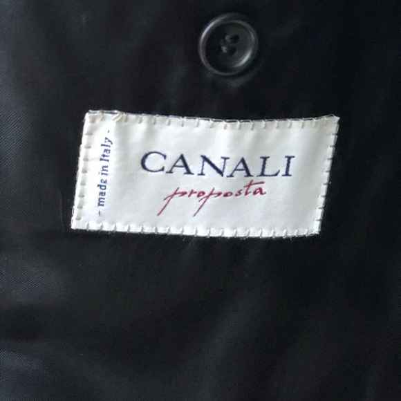 VTG CANALI Double Breast Italian Blazer, Sz 42R - Picture 6 of 8